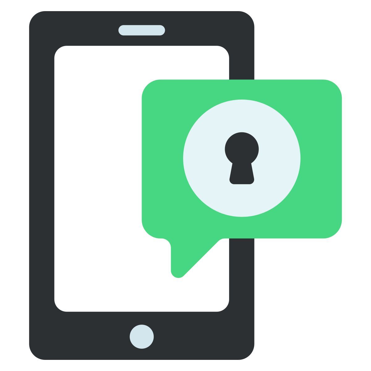 chat mobile sécurisé icon