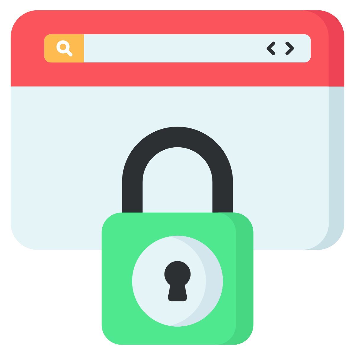 recherche sécurisée icon