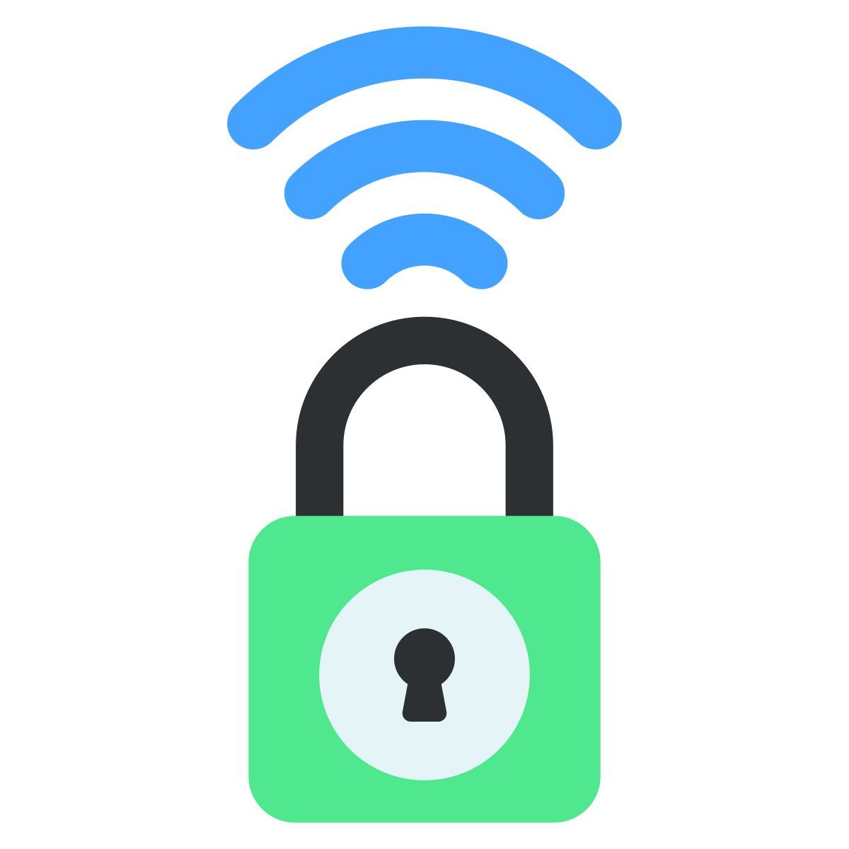 secure wifi icon