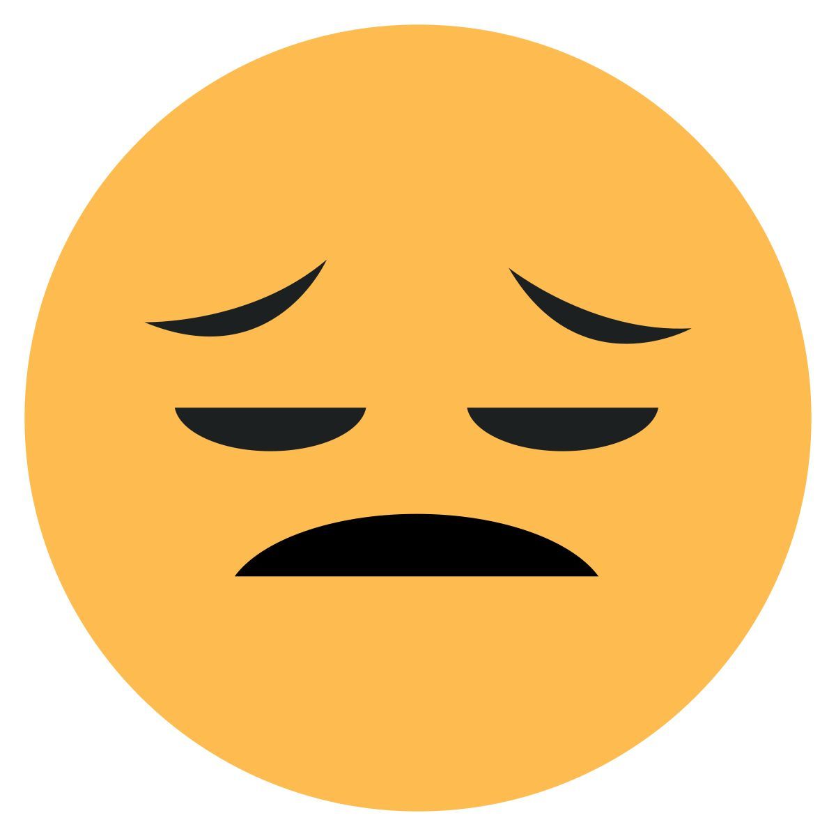 unhappy emoji icon