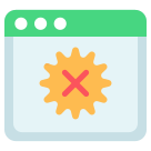 external Wrong-Website-security-flat-vol-2-vectorslab icon