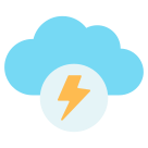 external thunderstorm-power-and-energy-flat-vol-2-vectorslab icon