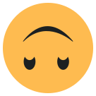 external upside-down-face-emoji-emojis-flat-vol-2-vectorslab icon