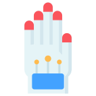 external vr-glove-future-tech-flat-vol-2-vectorslab icon