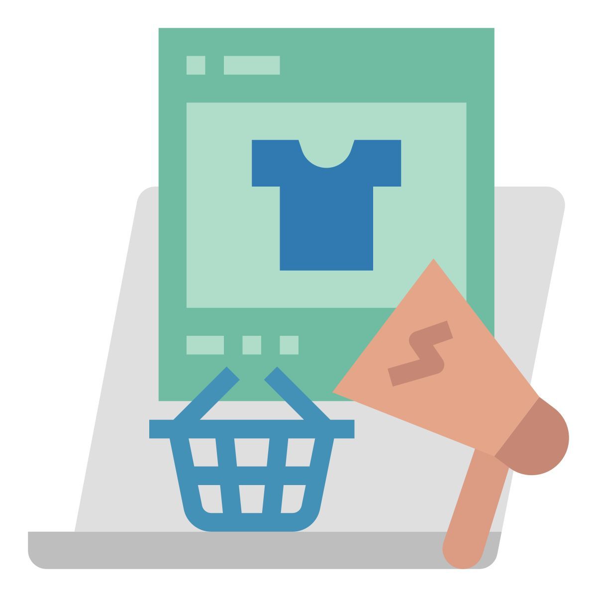 commercio elettronico icon