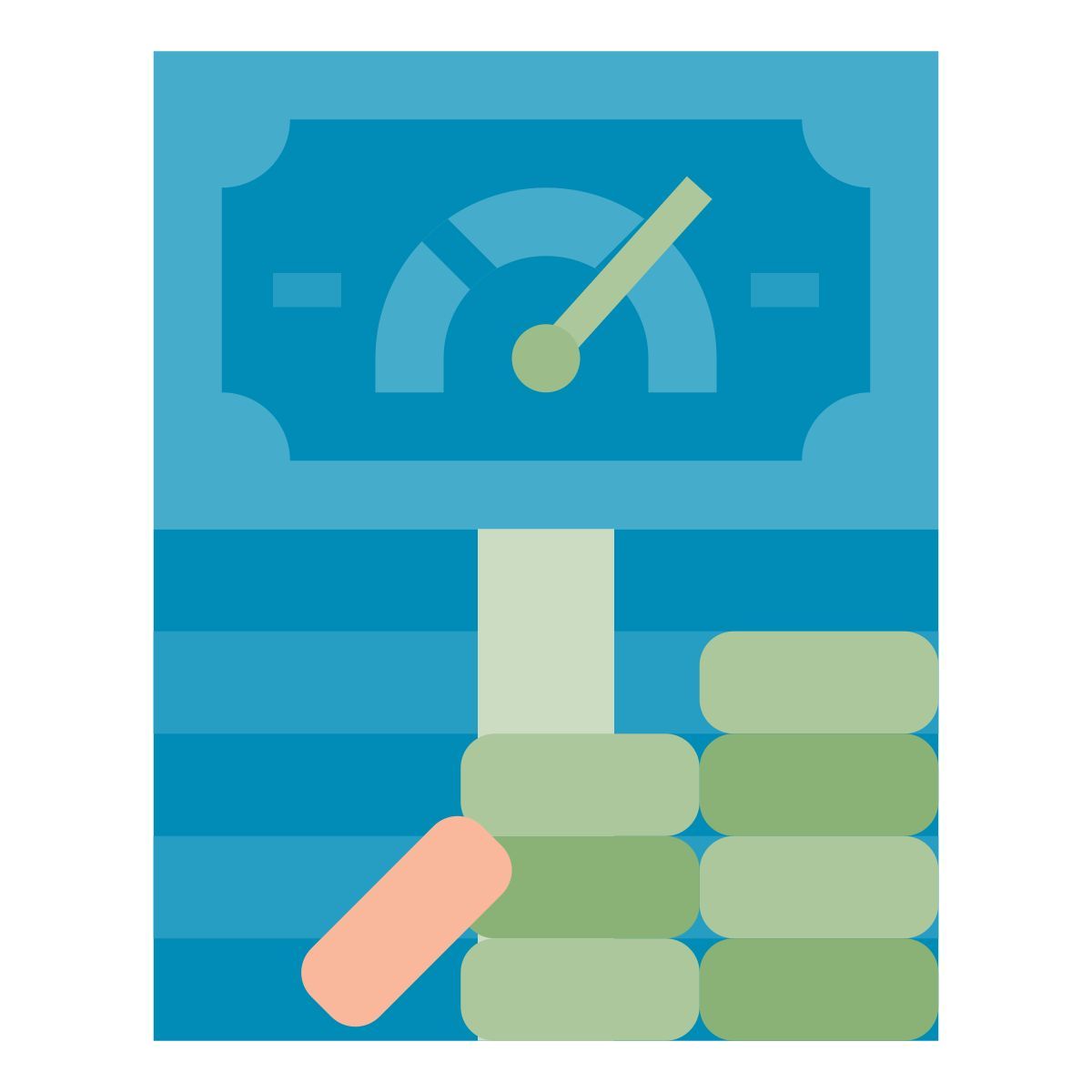 kpi financial indicator icon icon