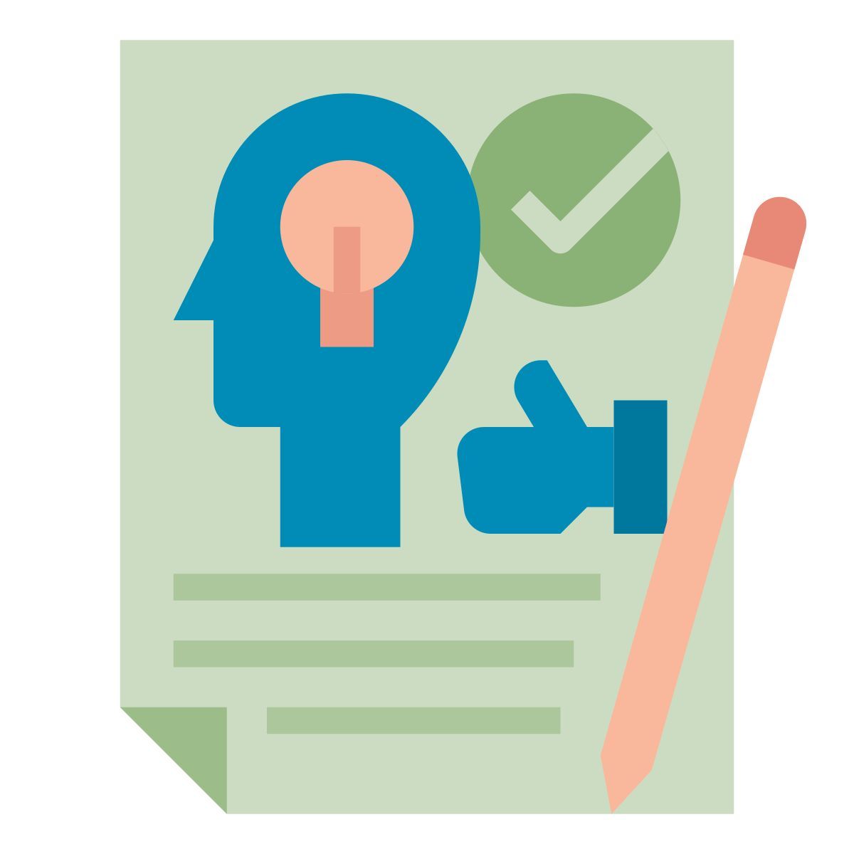 qualitative data icon icon
