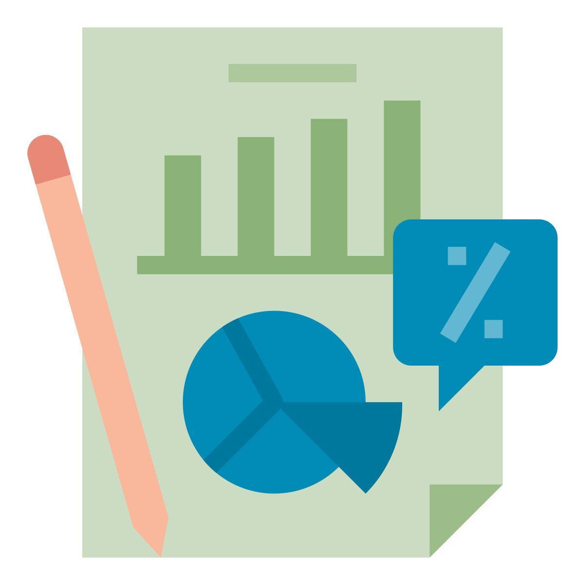 quantitative data icon icon