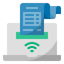 external bill-work-from-home-flat-wichaiwi icon