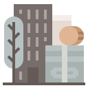 external building-ageing-society-flat-wichaiwi icon