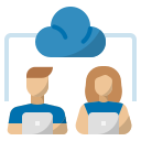external cloud-gig-economy-flat-wichaiwi icon