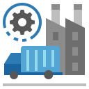 external distribution-business-process-outsourcing-flat-wichaiwi icon