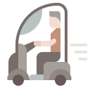 external driver-ageing-society-flat-wichaiwi icon