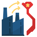 external factory-china-and-us-trade-war-flat-wichaiwi icon