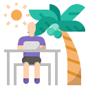 external freelance-new-normal-after-covid-19-flat-wichaiwi icon
