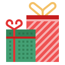 external gift-christmas-flat-wichaiwi icon