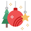 external ornament-christmas-flat-wichaiwi icon