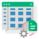 external platform-work-from-home-flat-wichaiwi icon