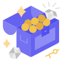 external treasure-gamefi-flat-wichaiwi icon