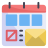 external calendar-postal-services-flat-zulfa-mahendra icon