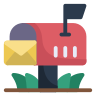 external mailbox-postal-services-flat-zulfa-mahendra icon
