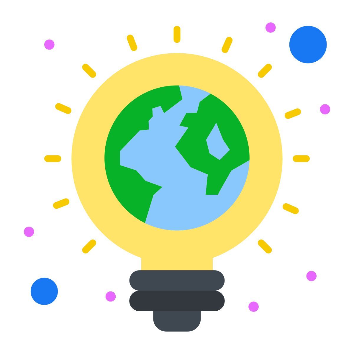 Bombilla ecológica icon