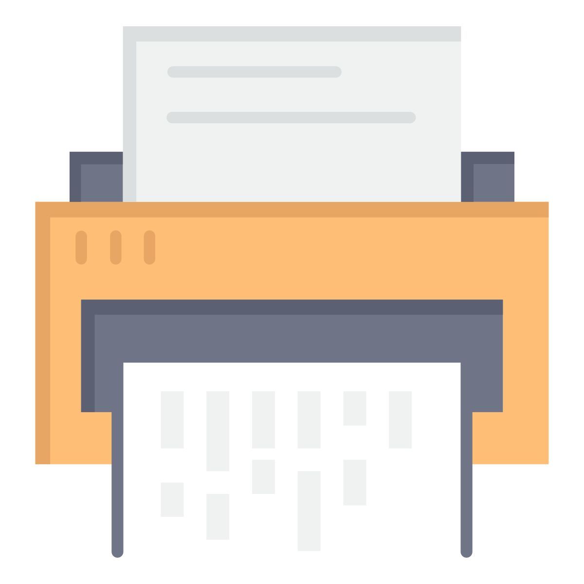 paper shredder icon