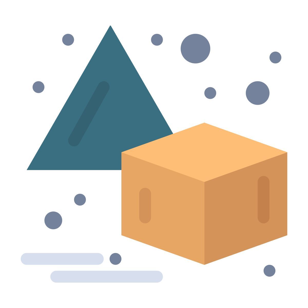 square and triangle icon