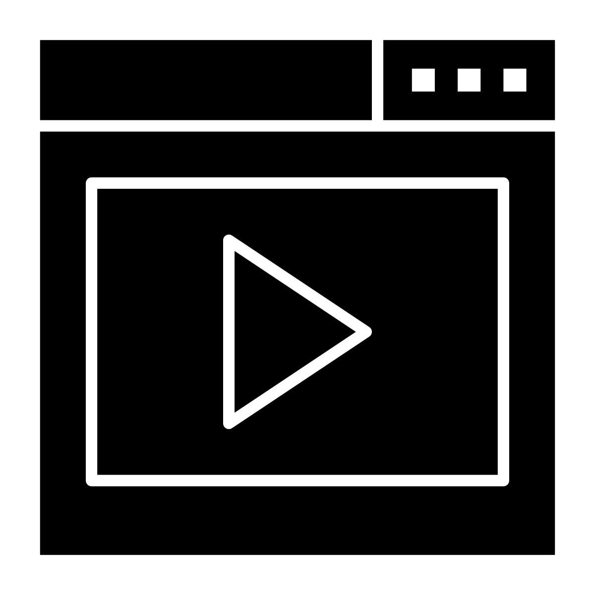 reprodutor de vídeo icon