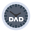 external clock-fathers-day-flatart-icons-flat-flatarticons icon