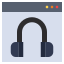 external headphone-contact-flatart-icons-flat-flatarticons icon