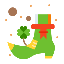 external boot-saint-patrick-flatart-icons-flat-flatarticons icon