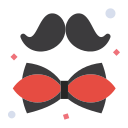 external bow-tie-fathers-day-flatart-icons-flat-flatarticons icon