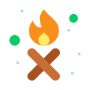 external campfire-canada-independence-day-flatart-icons-flat-flatarticons icon