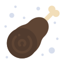 external chicken-leg-grocery-flatart-icons-flat-flatarticons icon