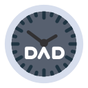 external clock-fathers-day-flatart-icons-flat-flatarticons icon