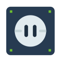 external electric-socket-hardware-flatart-icons-flat-flatarticons icon