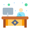 external employee-work-from-home-flatart-icons-flat-flatarticons icon