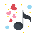 external musical-note-love-flatart-icons-flat-flatarticons icon