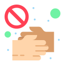 external no-handshake-wash-hands-flatart-icons-flat-flatarticons icon