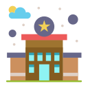 external police-station-city-elements-flatart-icons-flat-flatarticons icon
