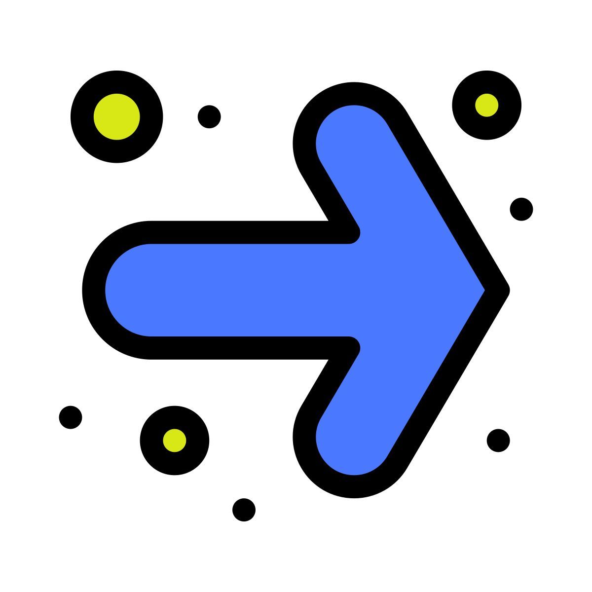 右 icon