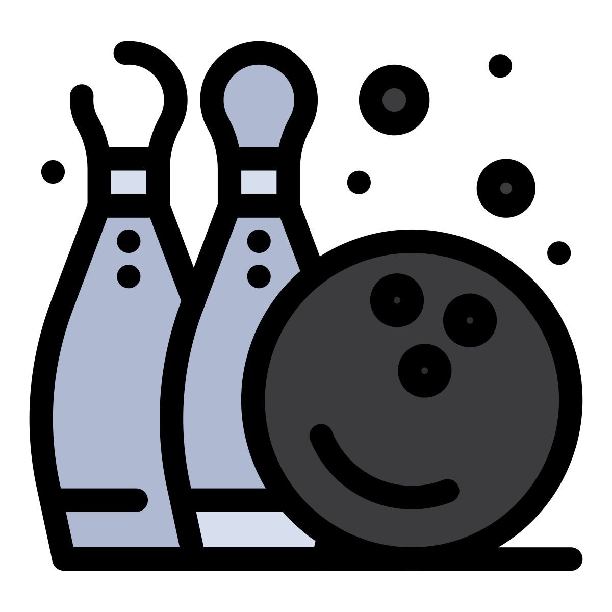 bowling pins icon