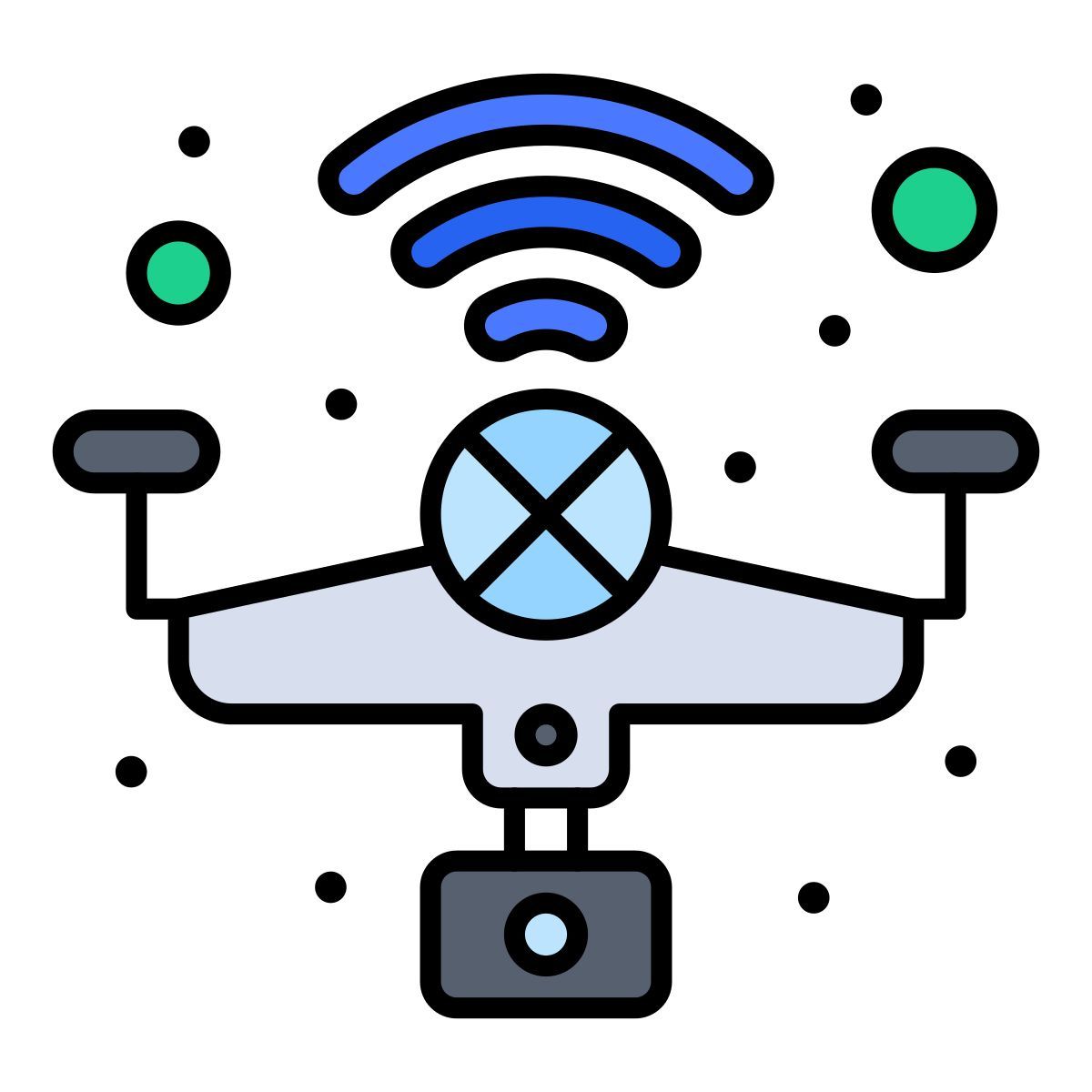 카메라 드론 icon