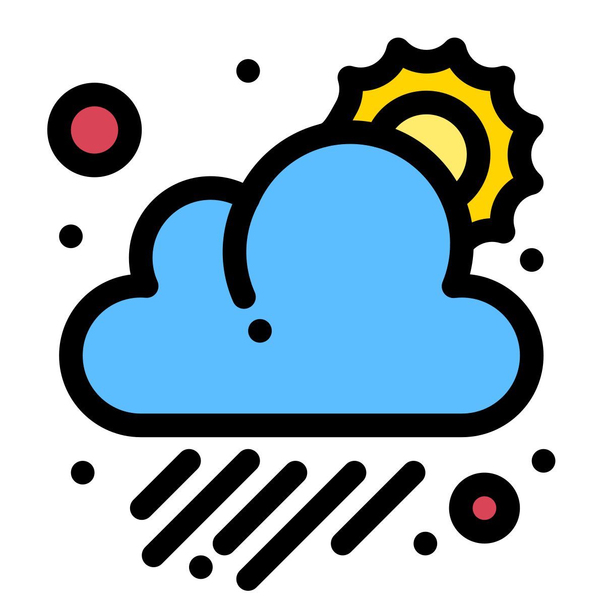 dia nublado icon