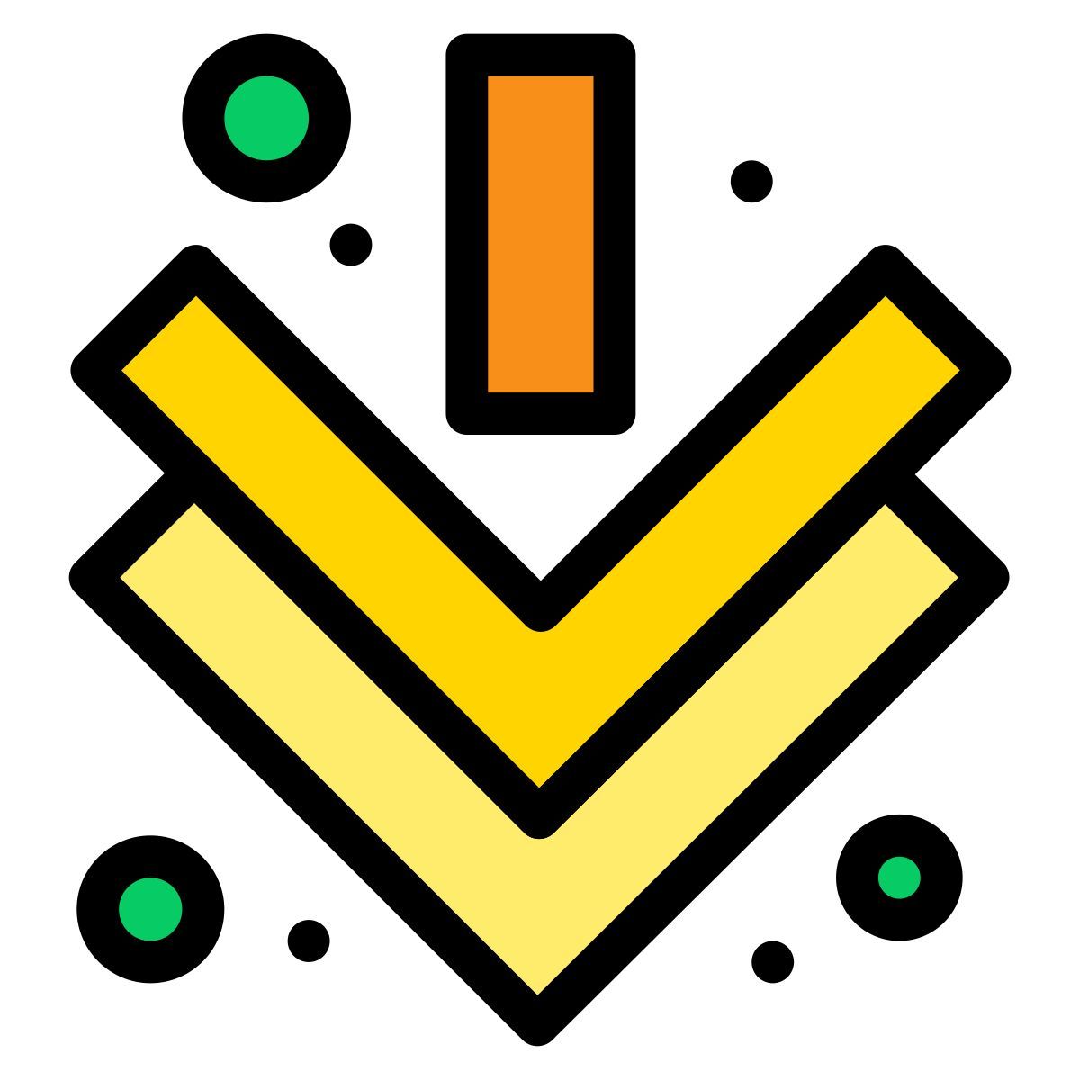 下向き矢印 icon