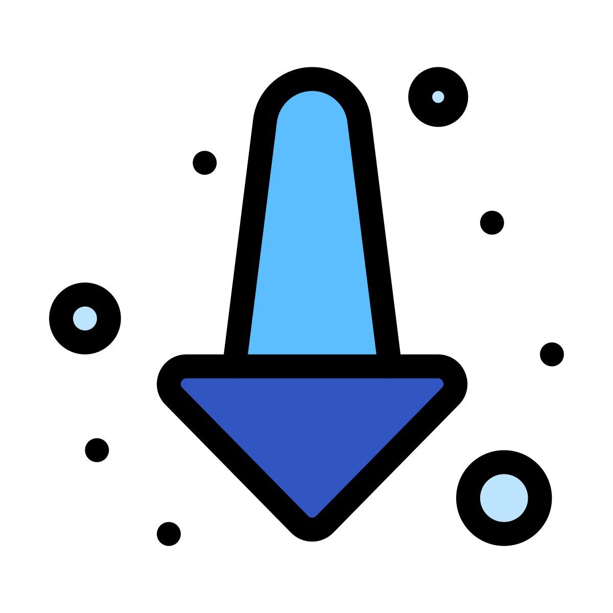 freccia in giù icon