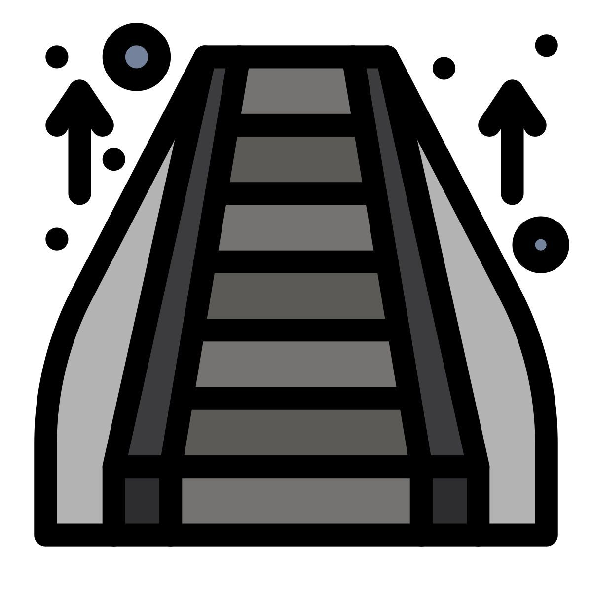 escalera mecánica icon