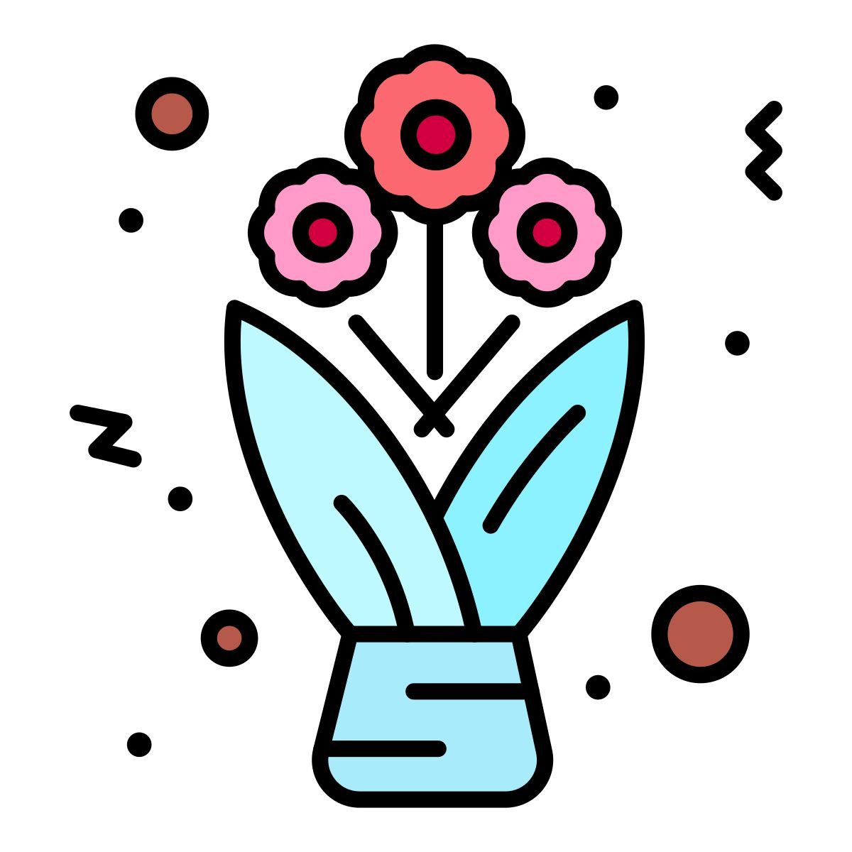 flower bouquet icon
