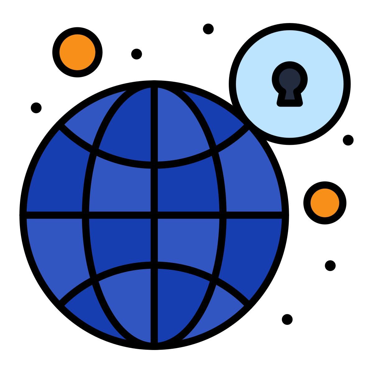 conexão global icon